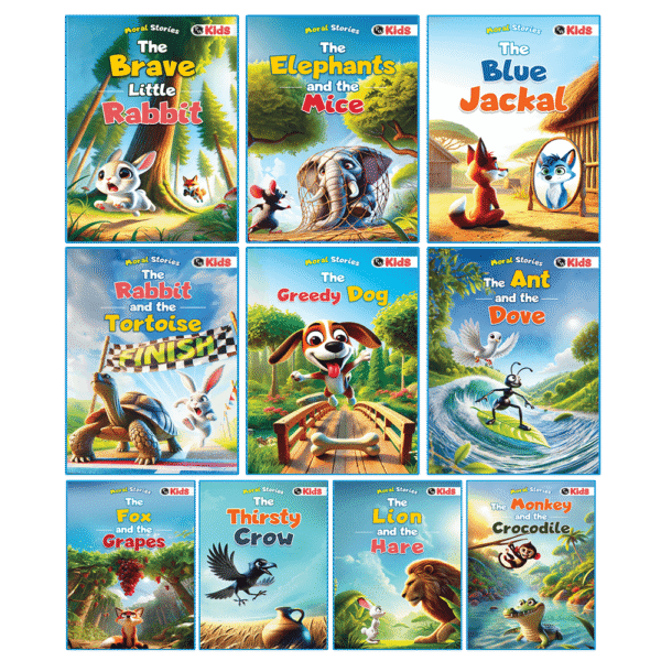 Moral Story Books (Set of 10 Books) For Kids